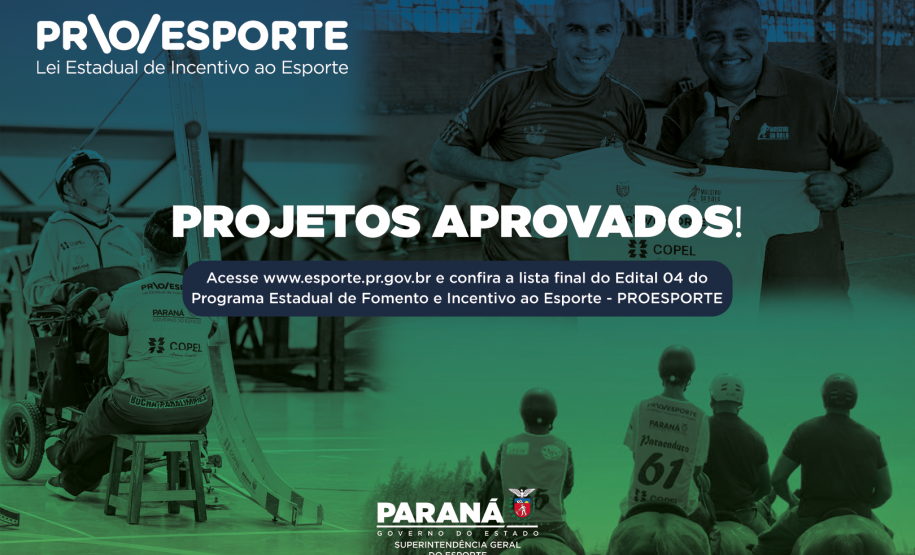 Projetos Aprovados PROESPORTE