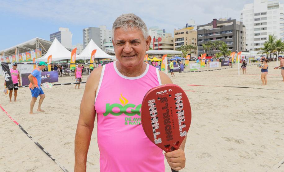 Matinhos, 11 de fevereiro de 2023 - Neste sábado a Arena Verão Maior em Caiobá recebeu o Torneio de Beach Tennis. Fotos: Roberto Dziura Jr/AEN
