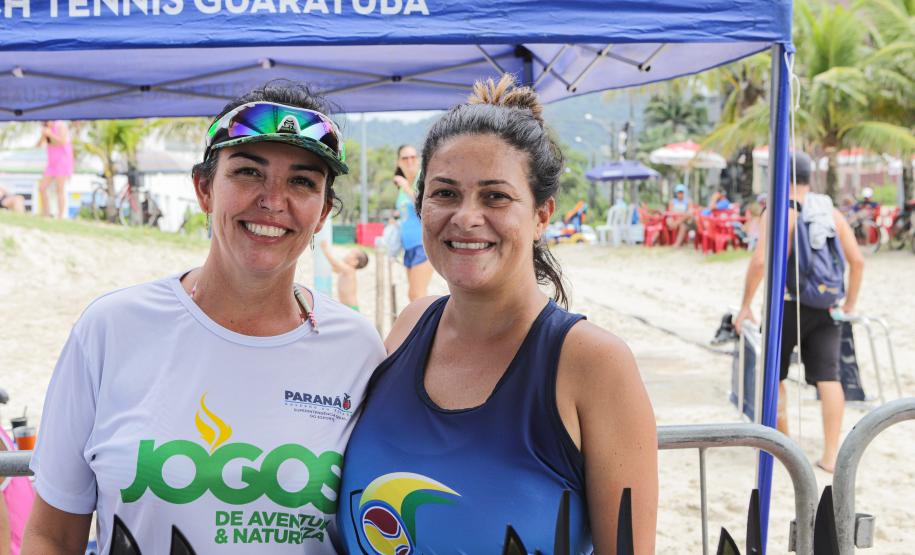 Matinhos, 11 de fevereiro de 2023 - Neste sábado a Arena Verão Maior em Caiobá recebeu o Torneio de Beach Tennis. Fotos: Roberto Dziura Jr/AEN