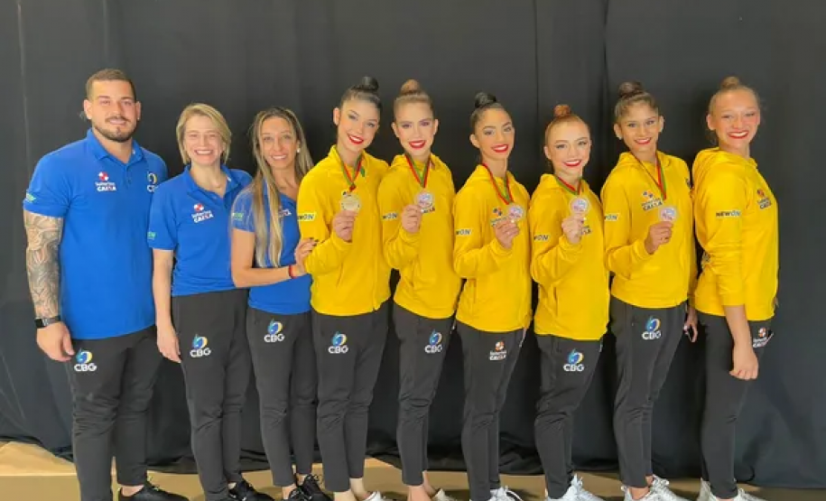 OURO NA COPA DO MUNDO DE GINÁSTICA RÍTMICA EM PORTIMÃO, PORTUGAL