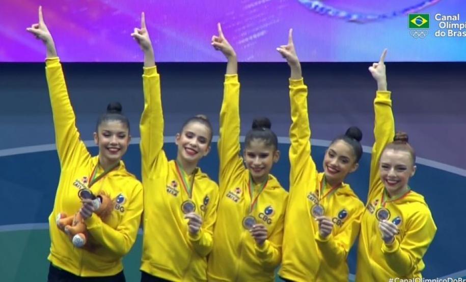 OURO NA COPA DO MUNDO DE GINÁSTICA RÍTMICA EM PORTIMÃO, PORTUGAL