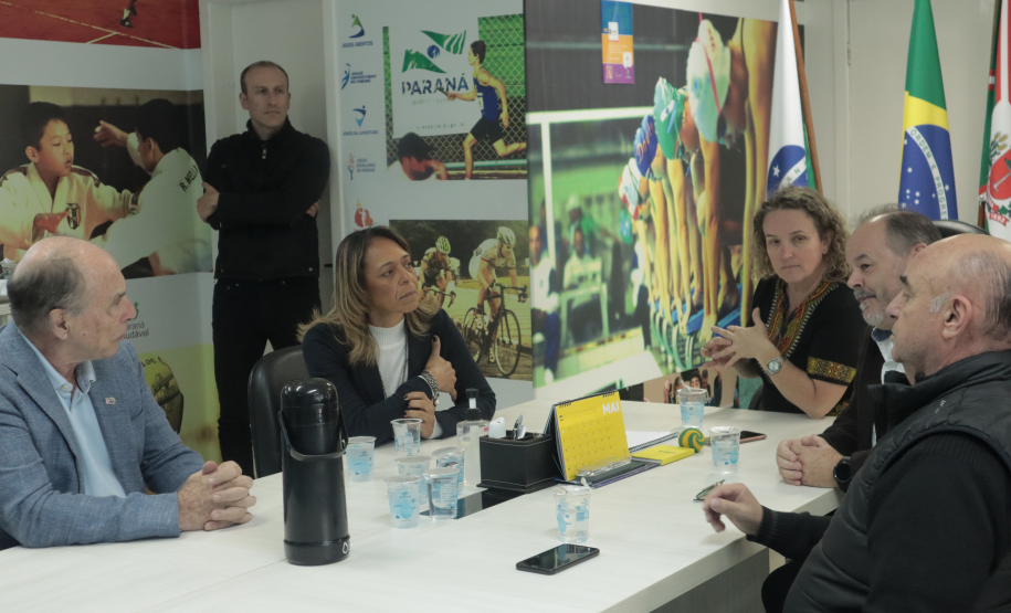 Na última sexta-feira (12), Flávia Arantes do Nascimento, filha de Pelé, visitou as obras de construção das pistas de skate anexas ao Ginásio do Tarumã