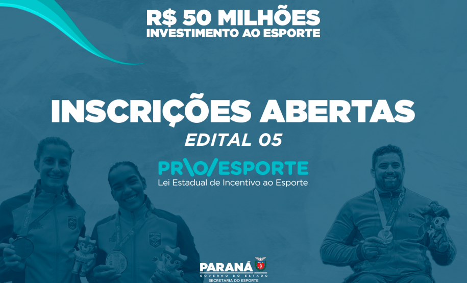 Abertas as inscrições para o Edital 05