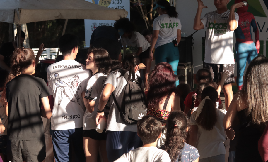 Jogos Indígenas, Festival das Famílias e competições diversas atraíram os moradores e propiciaram lazer e diversão.