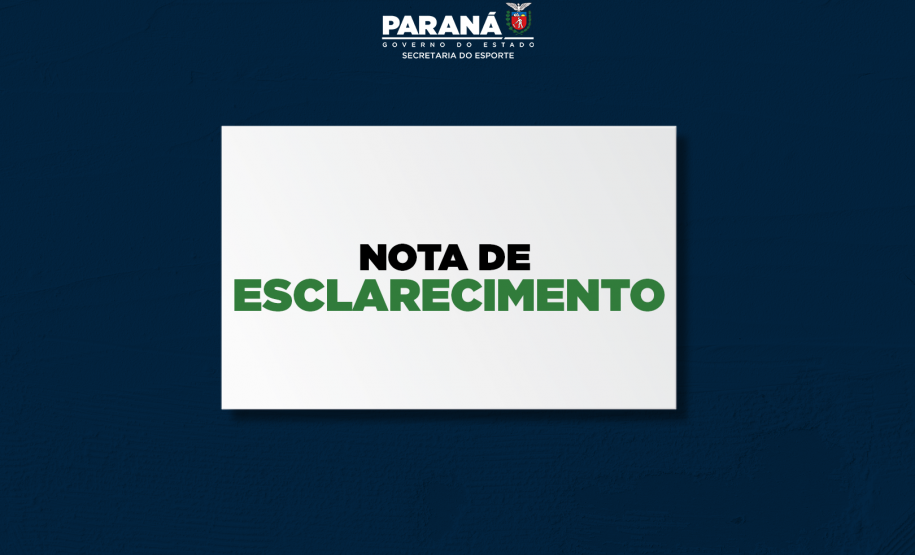 Nota de esclarecimento