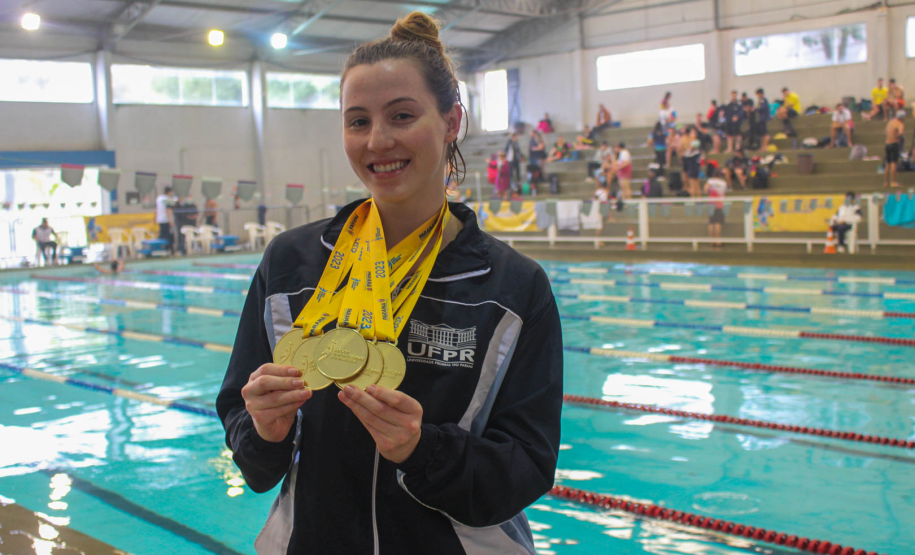 O segundo dia de competição dos Jogos Universitários do Paraná foi marcado pelo encerramento das modalidades individuais.