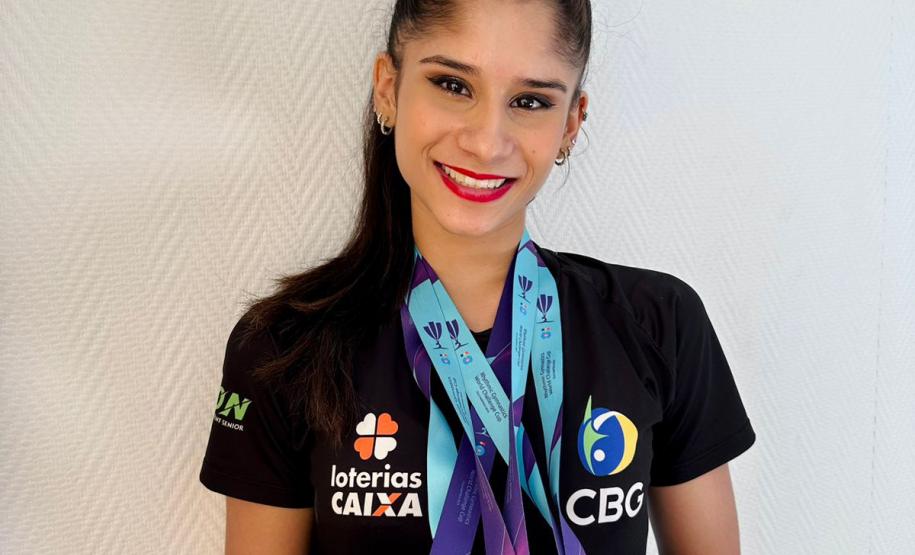 Paranaenses ajudam Brasil a conquistar ouro Copa do Mundo de Ginástica Rítmica na Romênia