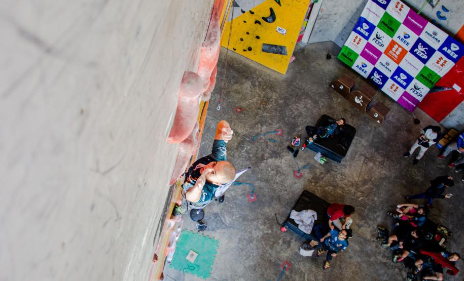 Curitiba recebe neste final de semana uma etapa do Ranking Paranaense de Escalada