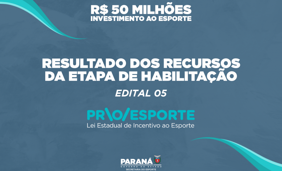 Resultado dos recursos da etapa de habilitação