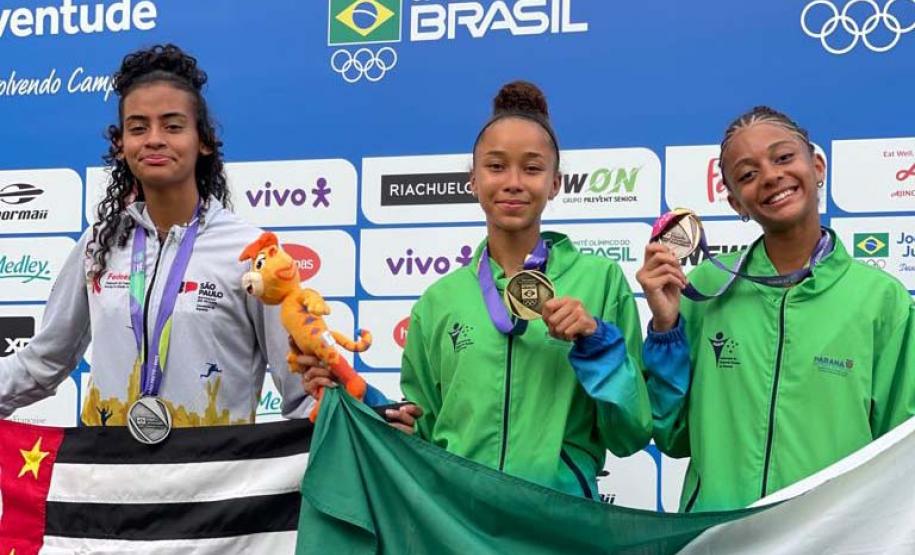 Paraná conquista 18 medalhas no primeiro fim de semana dos Jogos da Juventude 2023
