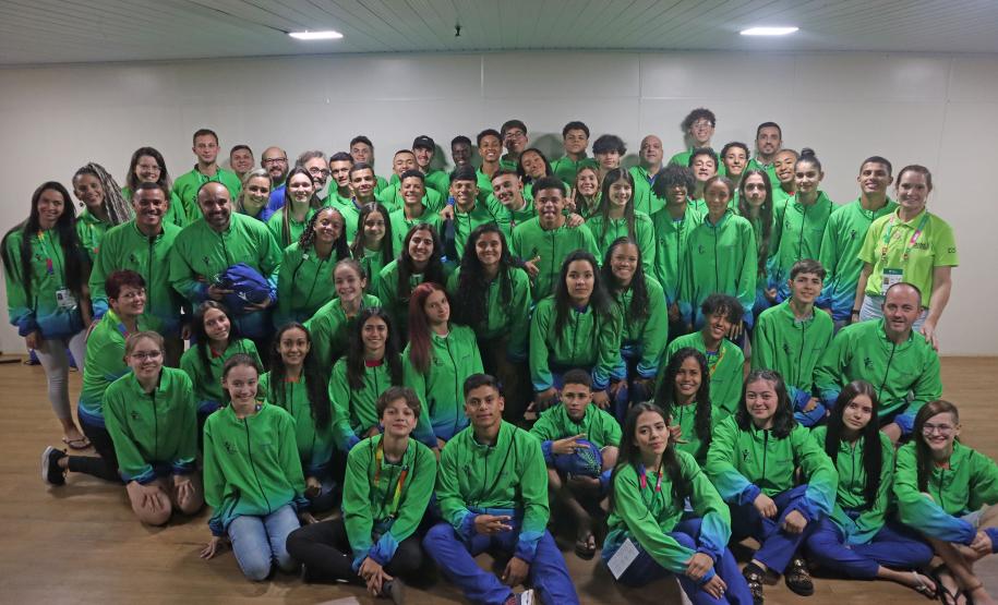 Atual campeã, delegação paranaense já está em São Paulo para os Jogos da Juventude