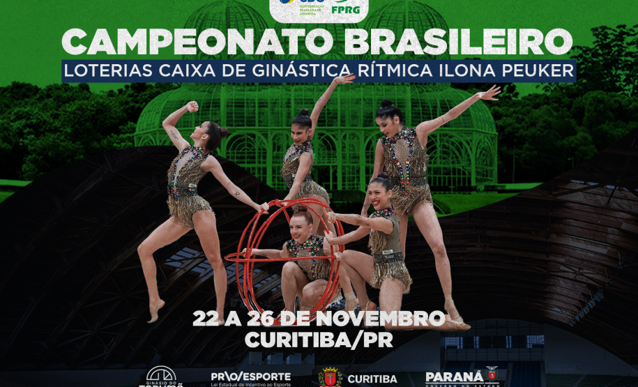 Ginásio do Tarumã será sede de Campeonato Brasileiro de Ginástica Rítmica