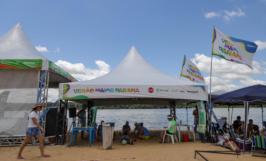 PORTO SÃO JOSÉ - Além do litoral, Verão Maior Paraná acontece também nas praias do Noroeste do estado