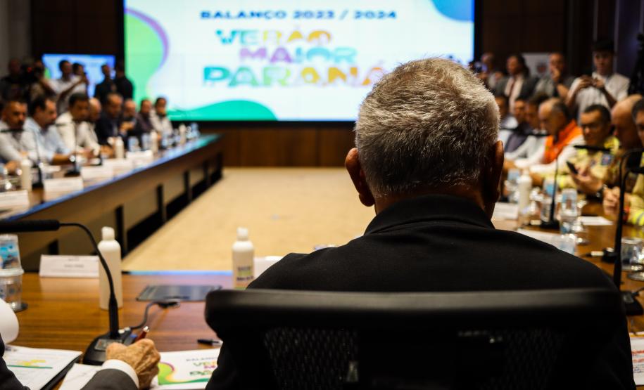 O levantamento foi apresentado nesta quarta-feira (28), na reunião de balanço do Verão Maior Paraná, que contou com a participação de todas as secretarias e órgãos estaduais envolvidos nas atividades.