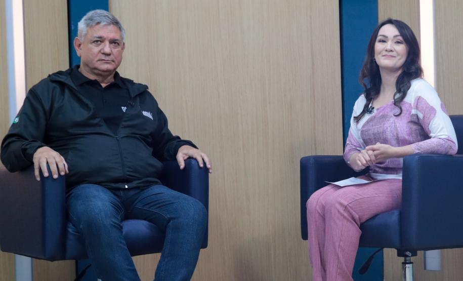 O secretário de Estado do Esporte, Helio Wirbiski - participa nesta sexta-feira (26) do programa Parana em Pauta na TV Parana Turismo