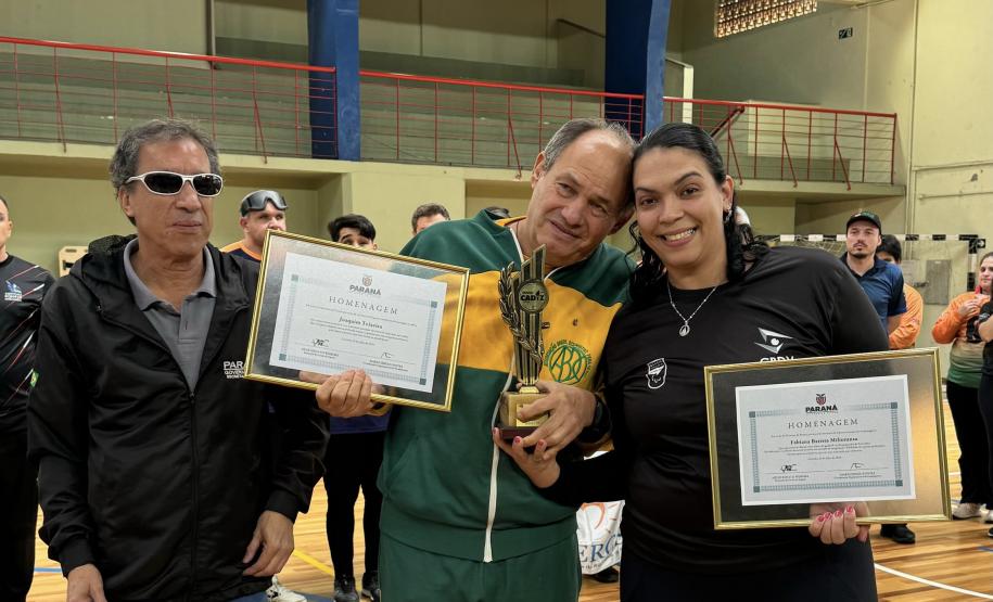 Joaquim Teixeira Batista encerrou a carreira após 37 anos jogando goalball.
