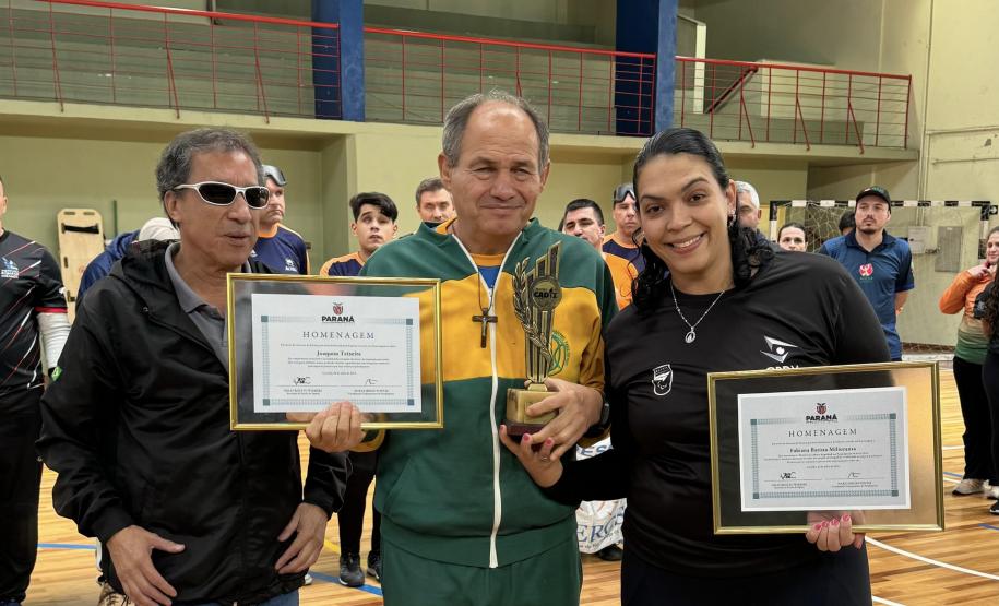 Joaquim Teixeira Batista encerrou a carreira após 37 anos jogando goalball.