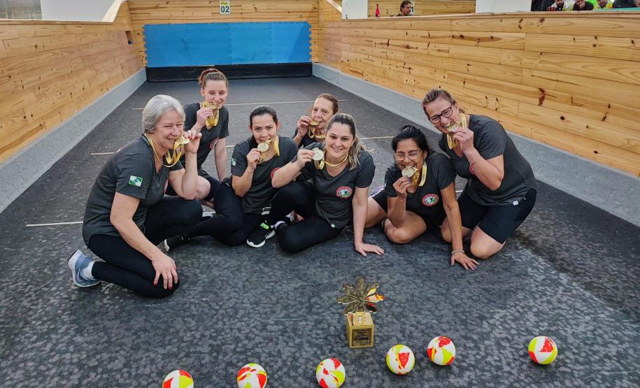 No último domingo (15), foram definidos os campeões da bocha, parte da programação da 66ª edição Jogos Abertos do Paraná (JAPs) 2024. As partidas foram realizadas na Associação Patobranquense de Bochas Vila Nova, em Pato Branco