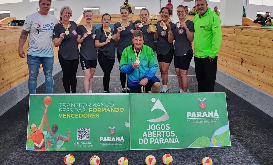 No último domingo (15), foram definidos os campeões da bocha, parte da programação da 66ª edição Jogos Abertos do Paraná (JAPs) 2024. As partidas foram realizadas na Associação Patobranquense de Bochas Vila Nova, em Pato Branco