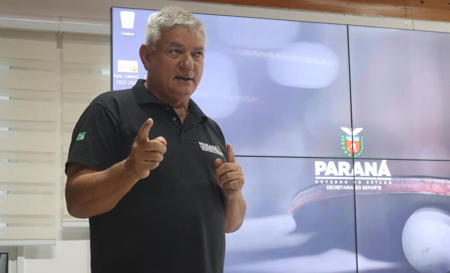 Reunião, na sede da SEES, com participação de todos os chefes regionais, para alinhar a política pública esportiva nos 399 municípios do nosso estado