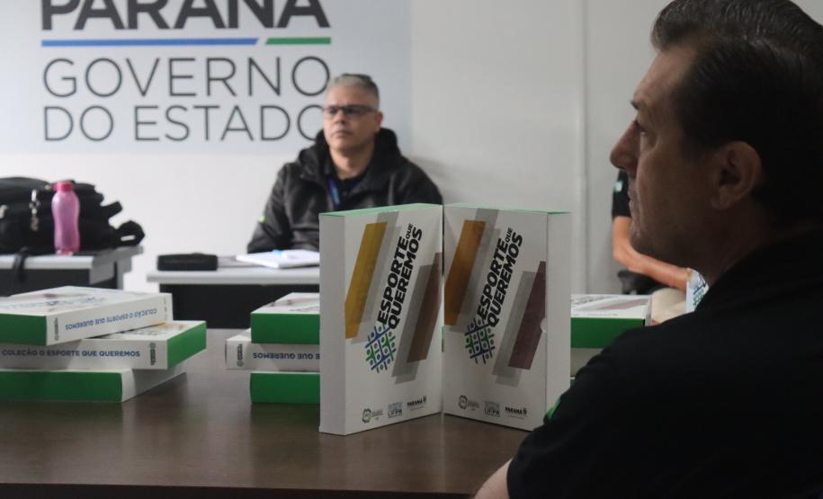 Reunião, na sede da SEES, com participação de todos os chefes regionais, para alinhar a política pública esportiva nos 399 municípios do nosso estado