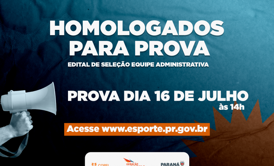 Geração Olímpica e Paralímpica divulga habilitados para a prova da equipe administrativa