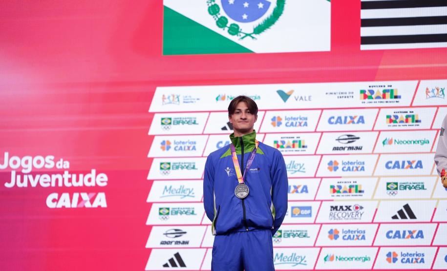 Paraná fecha primeiro bloco dos Jogos da Juventude em 2º lugar no quadro geral de medalhas