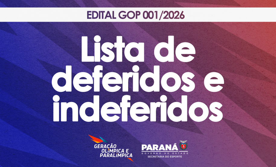 Lista de deferidos e indeferidos