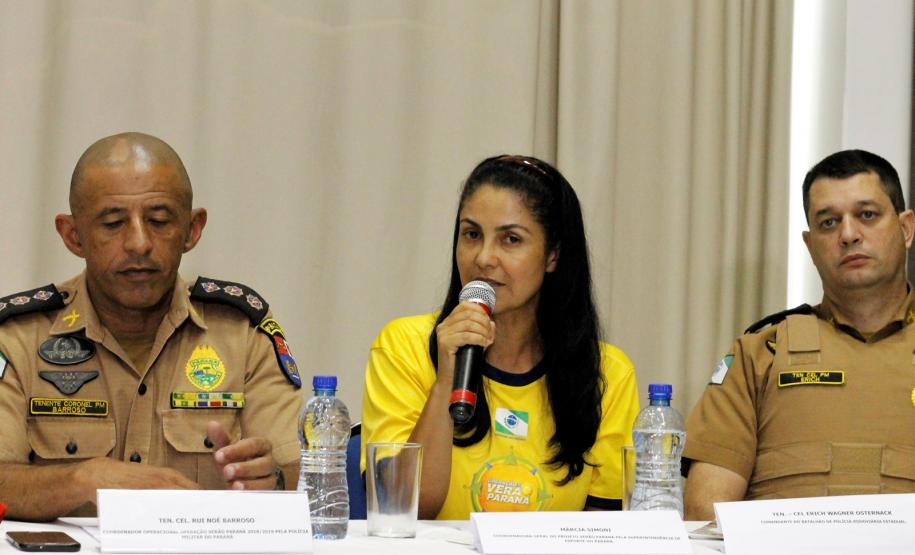 Coletiva de imprensa da Coordenação Geral da Operação Verão Paraná.