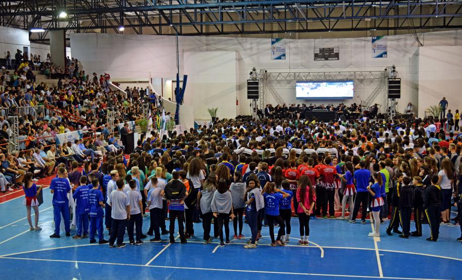 Cerimônia de abertura em 2018