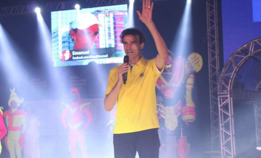 Emanuel participou da abertura da fase final em 2018, na cidade de Campo Mourão.