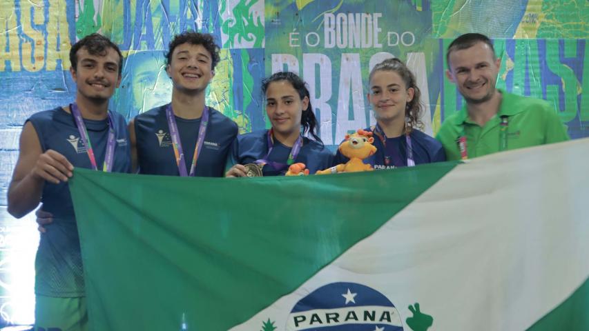 Castro encerra a final B dos 68° Jogos Escolares do Paraná campeão no basquetebol